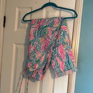 NWOT Lilly Pulitzer linen cuffed pants